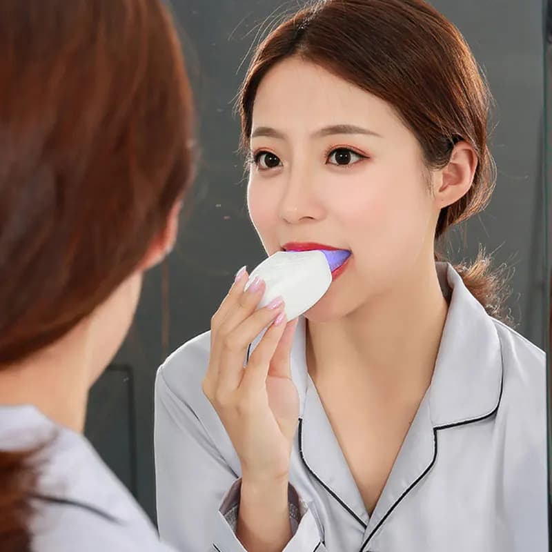 Brosse à dents électrique en forme de U pour adulte, brosse à dents à ultrasons, silicone résistant 