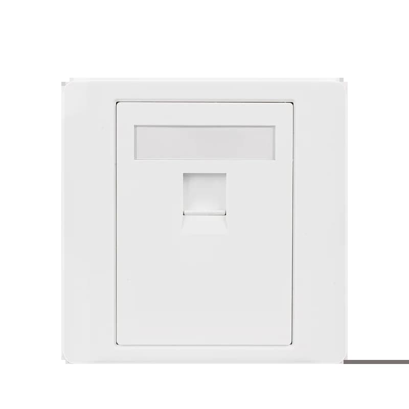 Panneau de prise d'ordinateur de type 86, technologie réseau, câble RJ45 CAT5E CAT6/Snap/ 7/8, inter