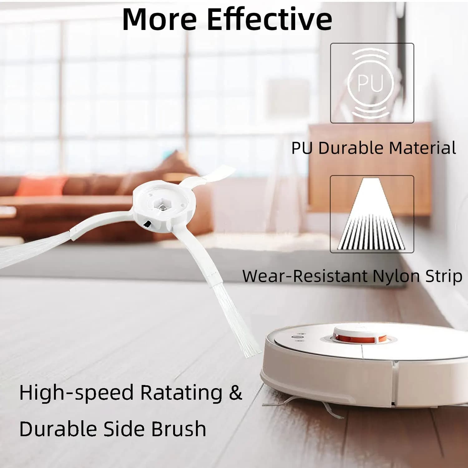 Pièces de rechange pour aspirateur Robot Xiaomi Rockrobo V1, Roborock S4 S5 S6, SDJQR01RR, SDJQR02RR