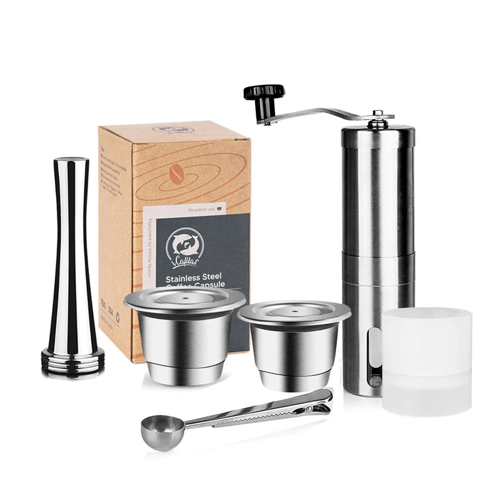 Capsule de café réutilisable pour tasses Nespresso Espresso Crema, dosettes de café rechargeables en
