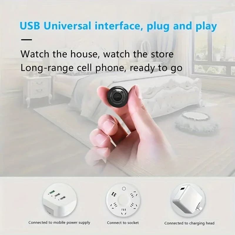 1080P HD Mini caméra WiFi sécurité intérieure Surveillance bébé moniteur Vision nocturne caméscope I