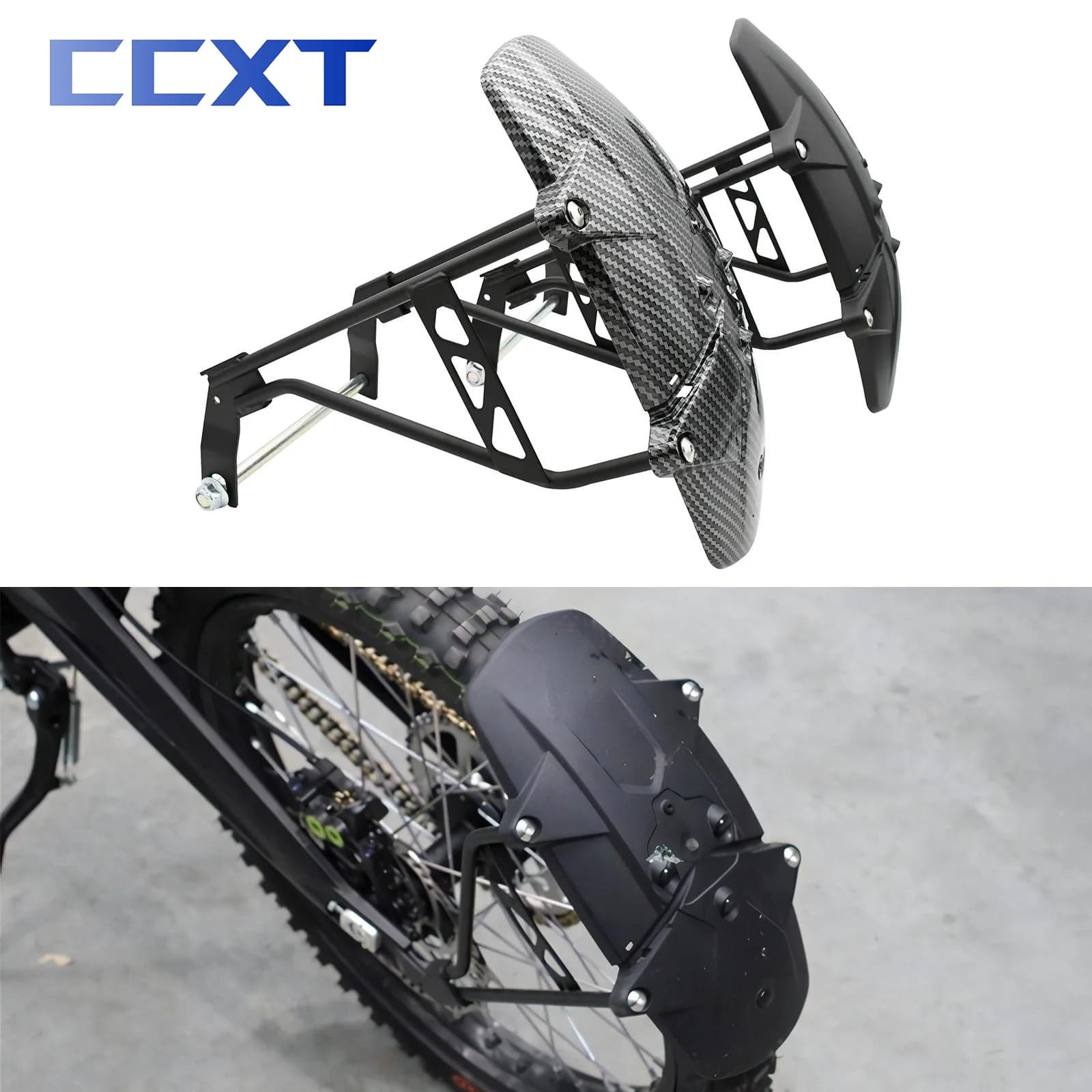 Garde-boue Splash pour moto électrique, adapté à la roue arrière, adapté pour Sur-Ron Sur Ron Light 