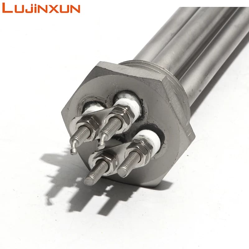Lujinxun-Chauffe-eau solaire, radiateurs tubulaires, longueur 300mm, 600W, Chr25, 1 pouce, 152, DC 1