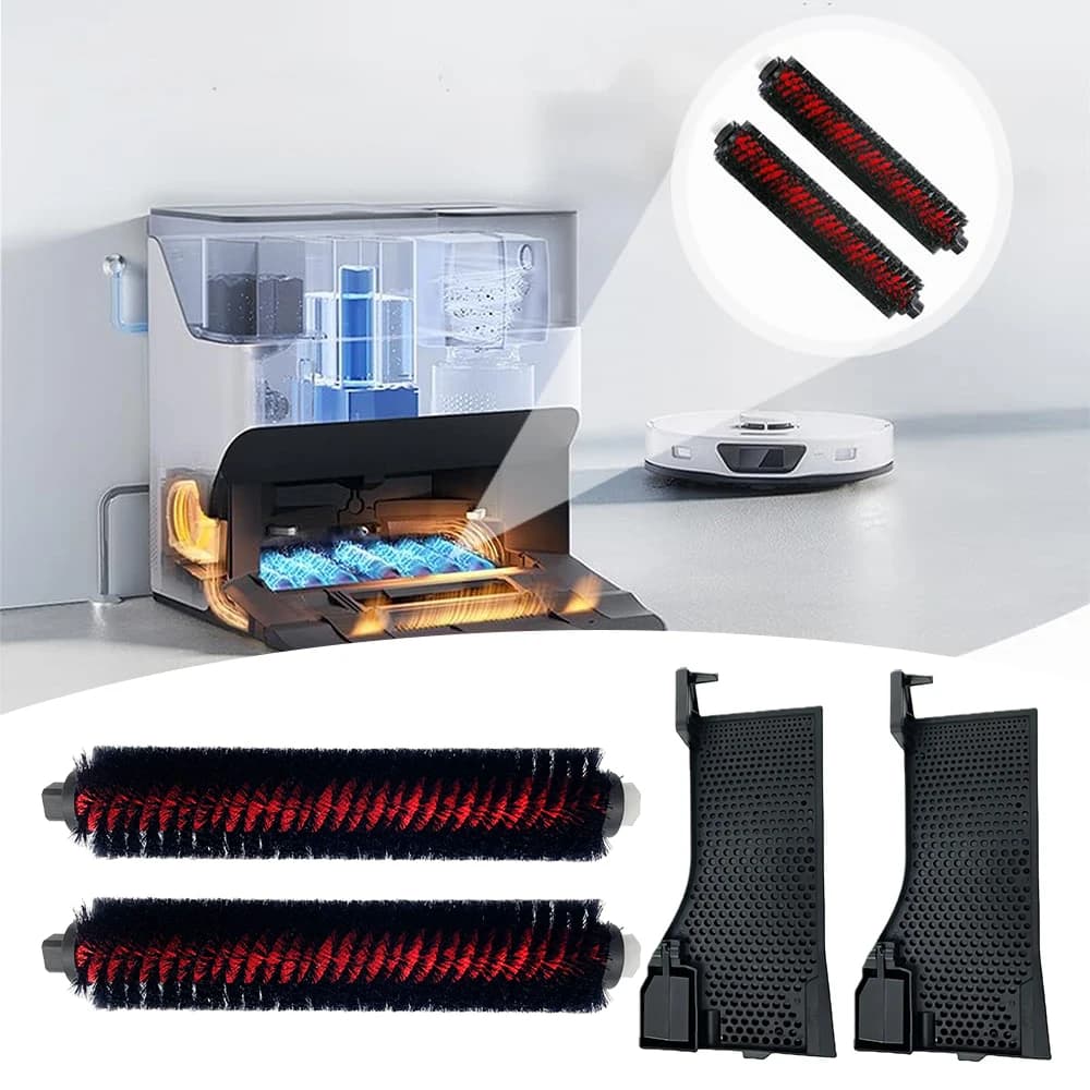Compatible avec les robots aspirateurs Roborock S7 Maxv Ultra / S7 Pro Ultra / O35 / G10S Brosse de 