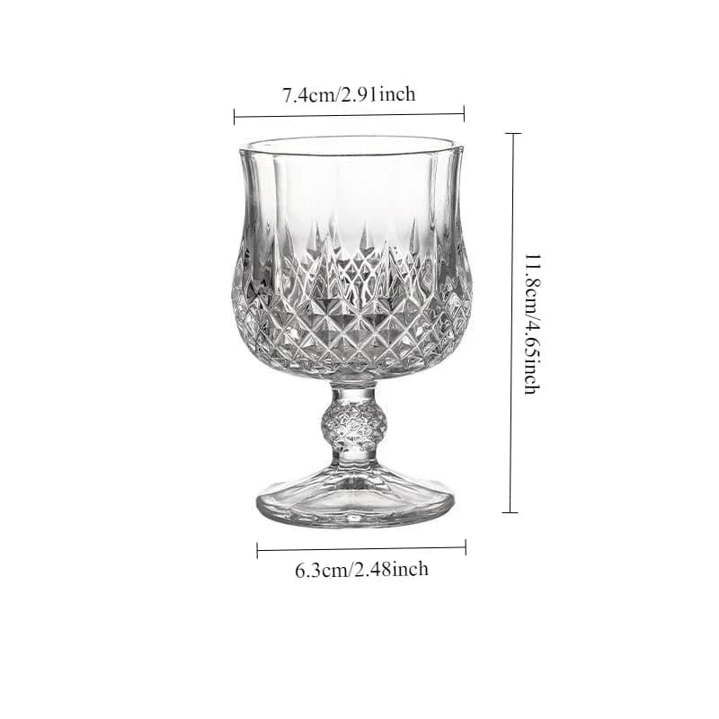 Verre à vin étranger, ustensiles à vin, verre en cristal de diamant, grand verre à vin, verre à eau,