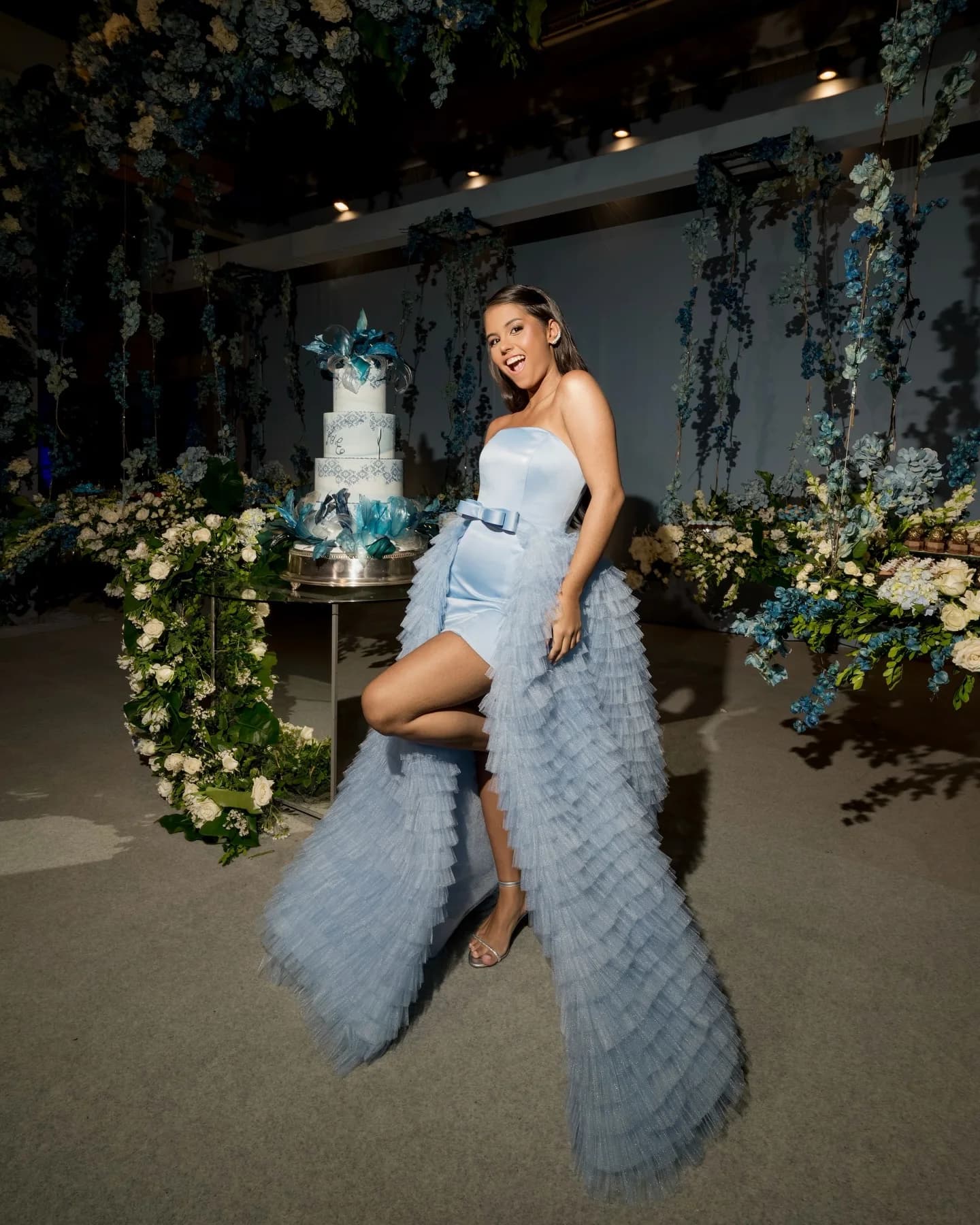 Jupe de mariée en tulle à volants superposés, traîne détachable, grandes volants, jupes de mariée po