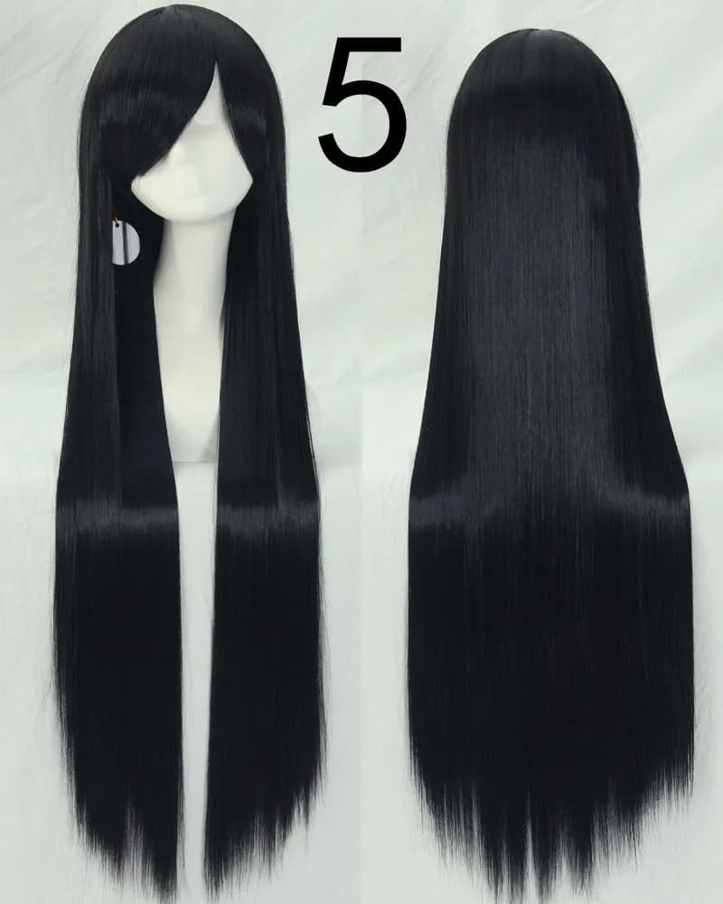 Perruque de Cosplay synthétique longue de 100Cm, perruques de fête Anime résistantes à la chaleur, 4