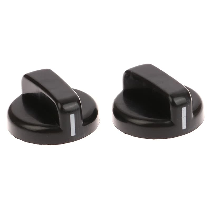 Poignée en plastique générale de 8mm, 2 pièces, remplacement de cuisinière à gaz, bouton de commande