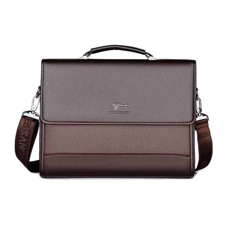 Porte-documents en cuir PU pour hommes, sac à main de styliste, mode Business, messager à bandoulièr