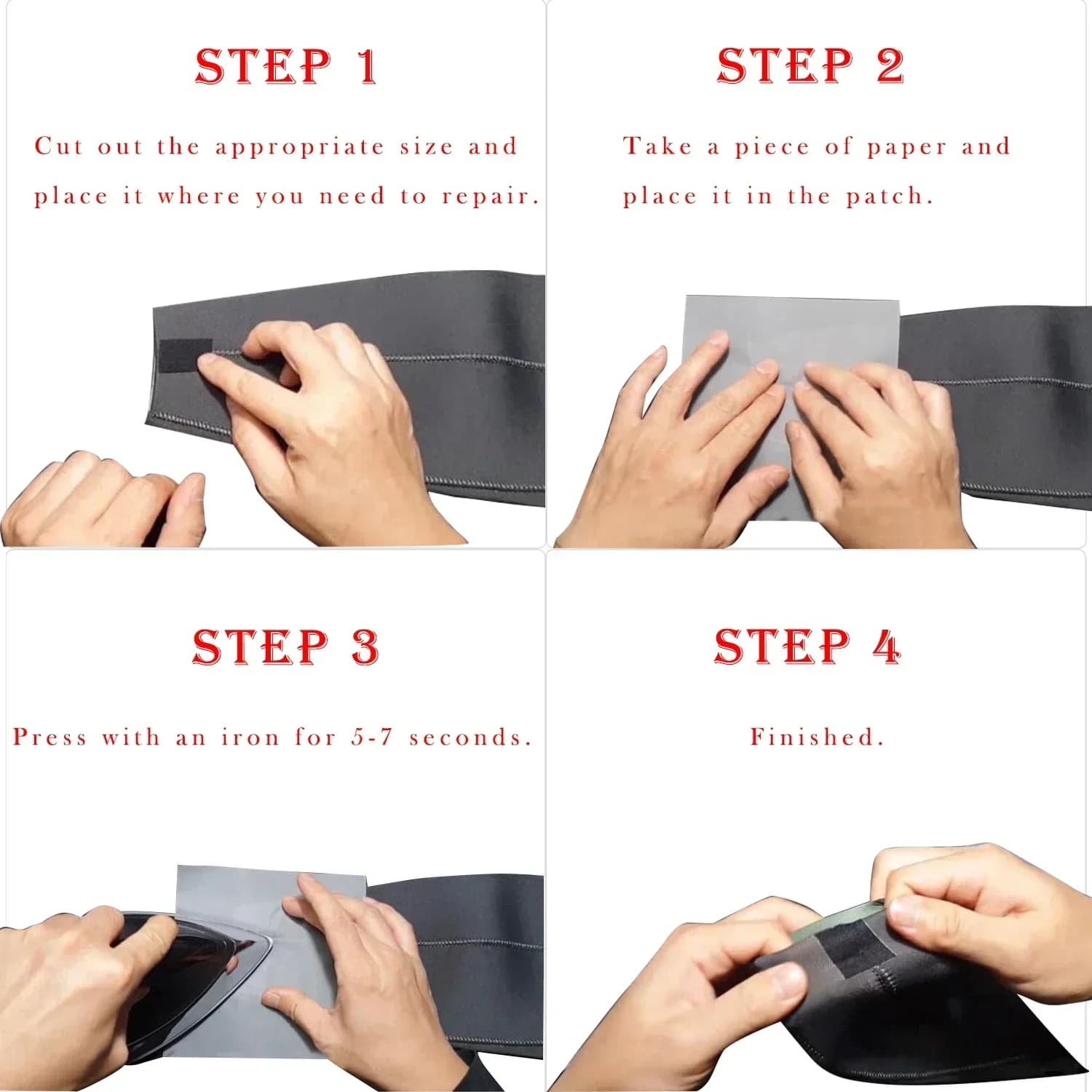 Patchs de réparation de bande adhésive pour vêtements, combinaison de plongée en néoprène, combinais