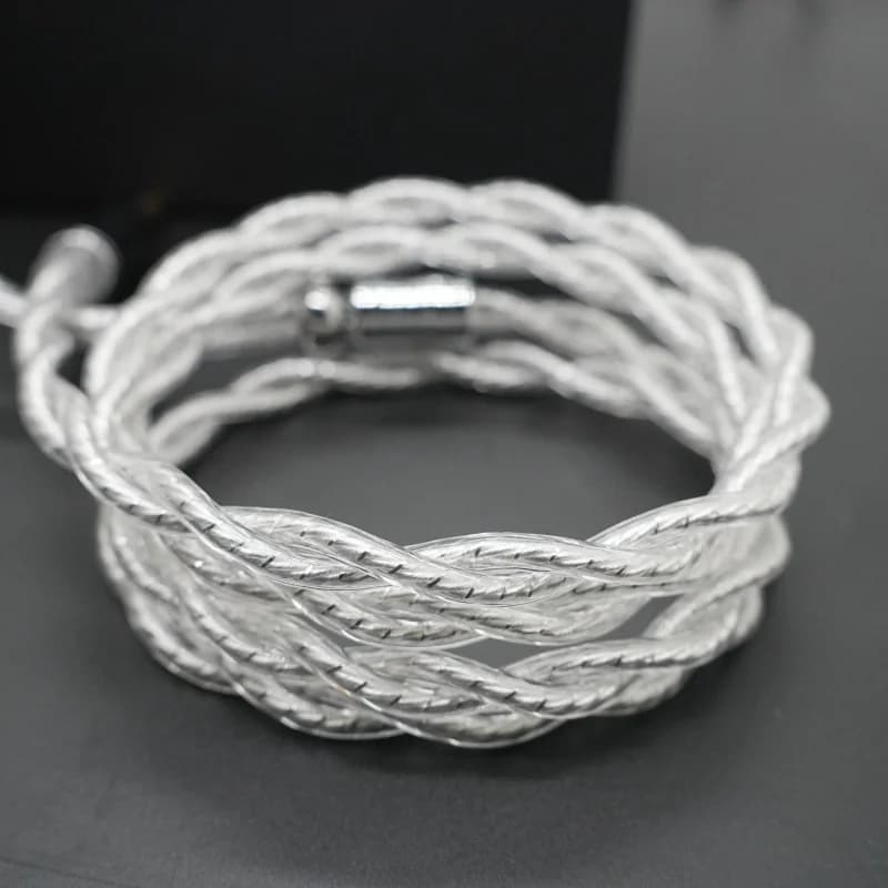 XINHS-Câble de mise à niveau pour casque K12, plaqué argent palladium, haute pureté, 2 brins