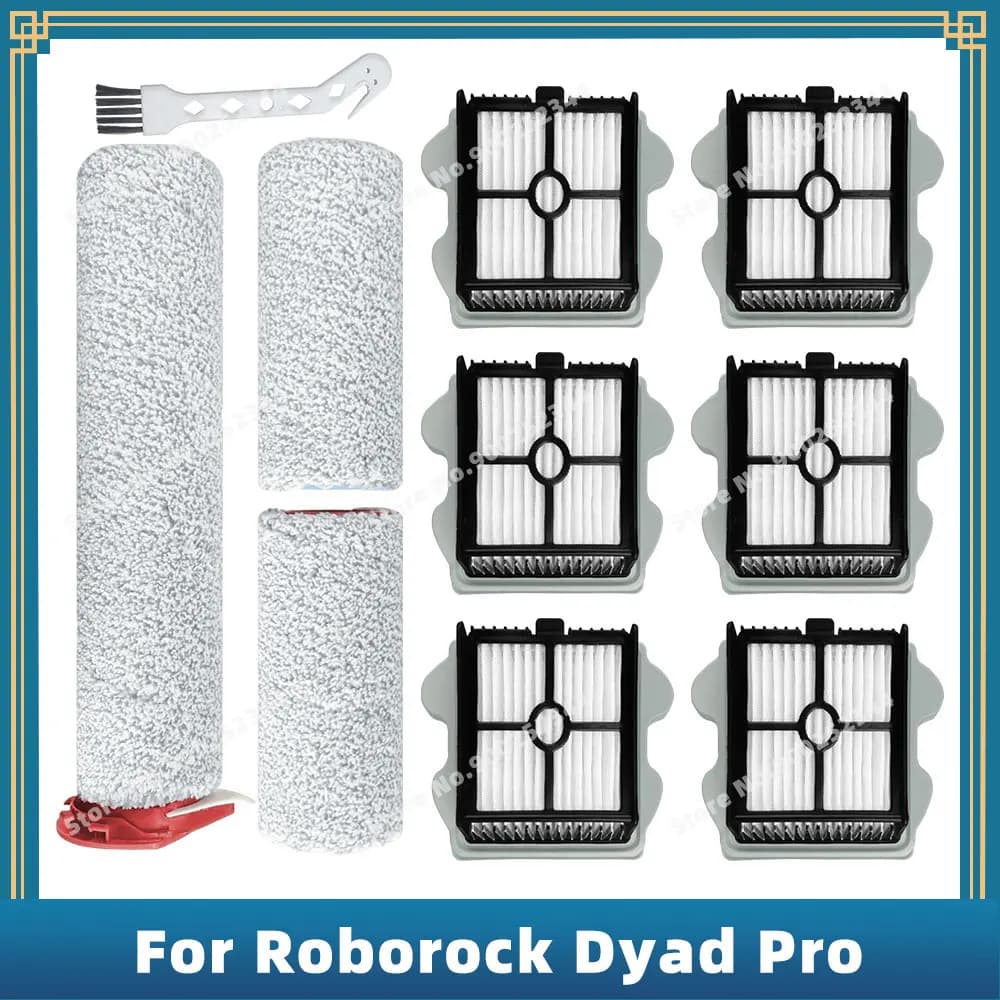 Pièces de rechange pour aspirateur Roborock Dyad Pro / Dyad Pro Combo / WD2H1A, rouleau, brosse, fil