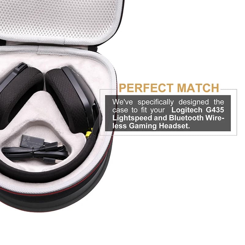 LTGEM-Étui rigide pour Logitech G435 Lightmagazines ed, casque de jeu sans fil Bluetooth, sac de tra