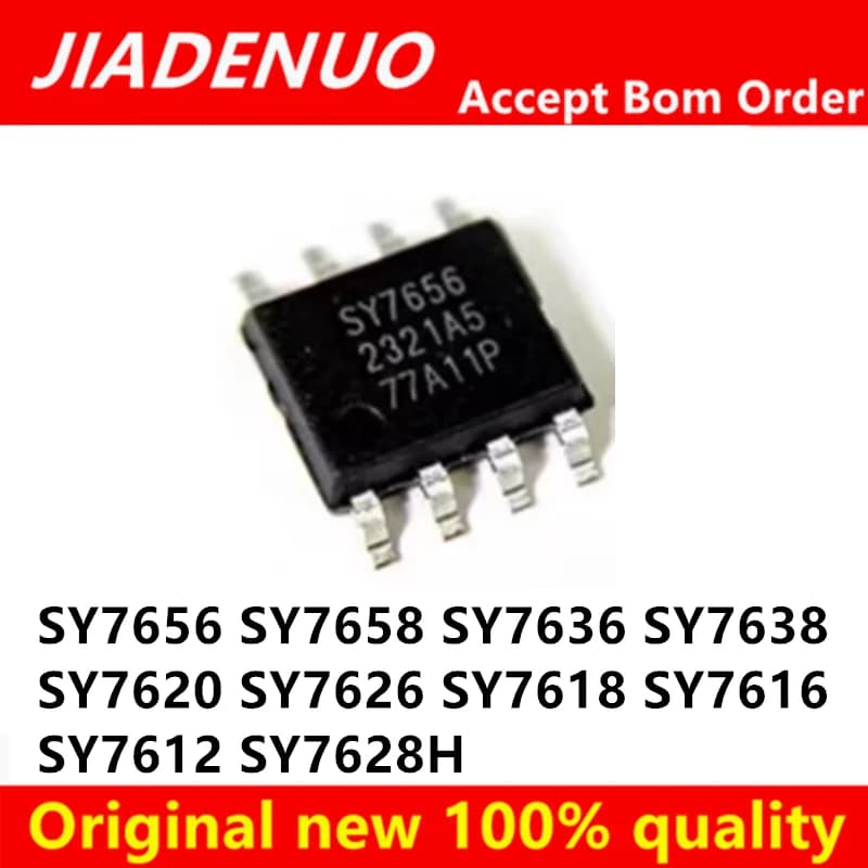 (5 pièces) 100% neuf SY7656 SY7658 SY7636 SY7638 SY7620 SY7626 SY7618 SY7616 SY7612 SY7628H sop-8