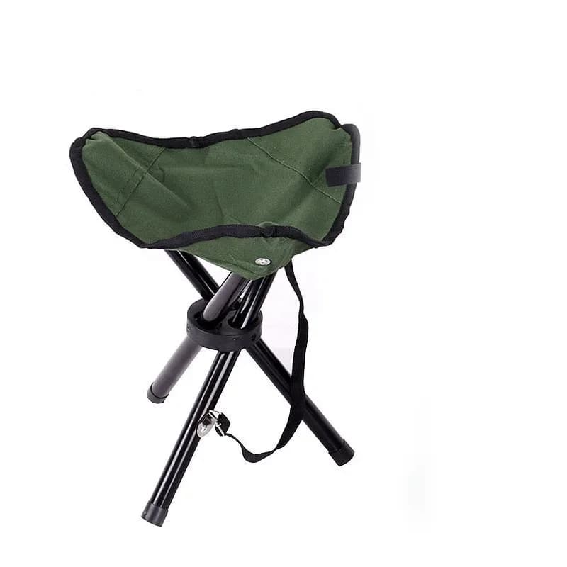 Mini chaise triangulaire pliante portable, tabouret de pêche, chaise de plage en plein air, gril