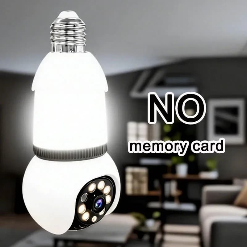 8MP E27 ampoule lampe caméra LED ampoule WiFi intelligent IP surveillance caméra bidirectionnelle Au