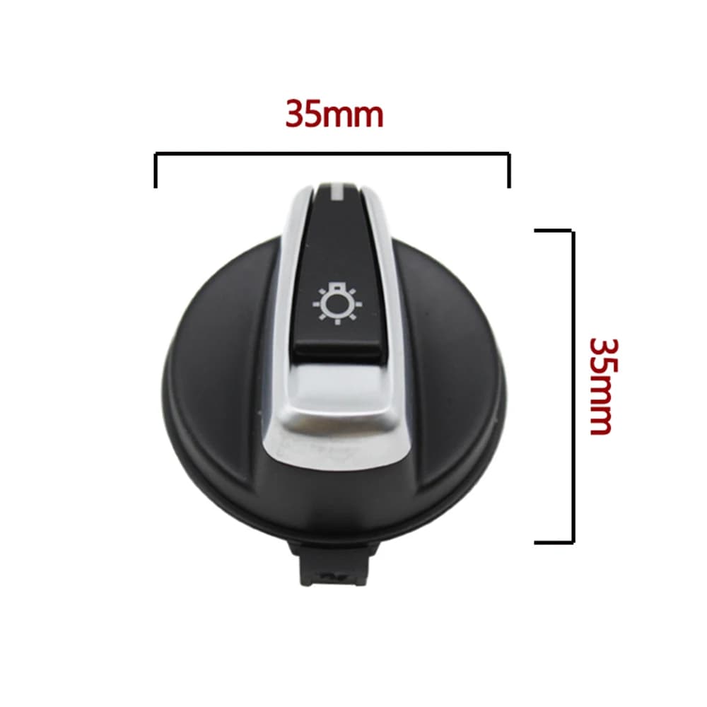 Couvercle de bouton de Rotation de commutateur de phare avant de voiture, pour BMW E87 E88 E82 E90 E