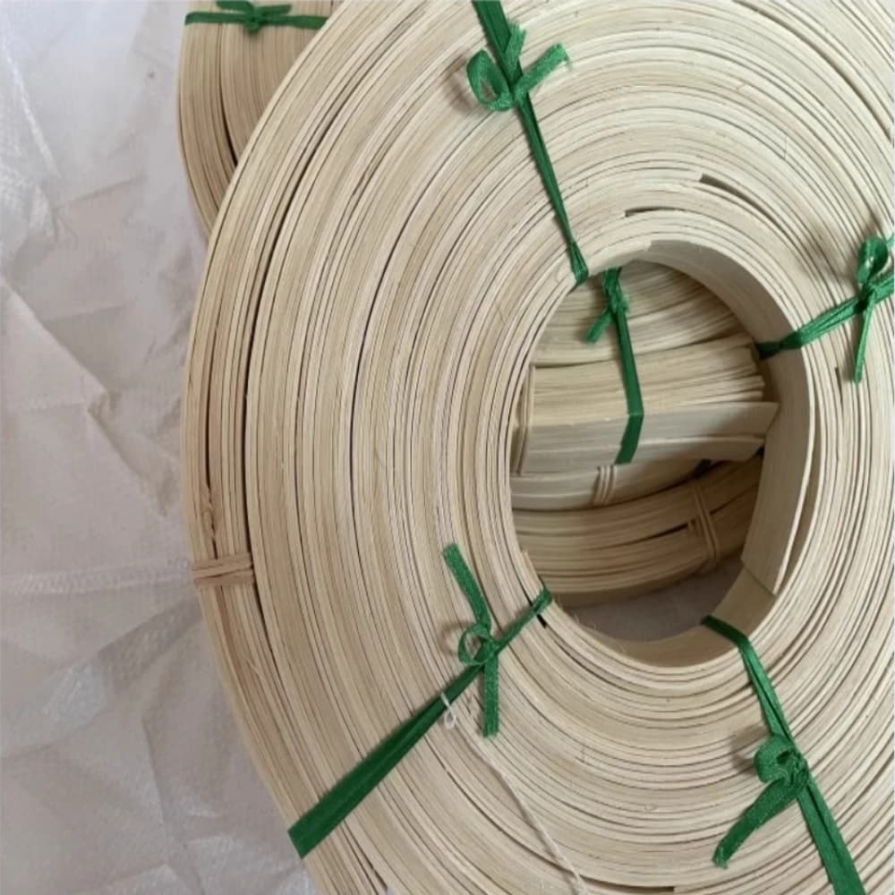 Noyau de rotin plat en roseau indonésien naturel, panier de réparation de chaise, tissage de polymèr