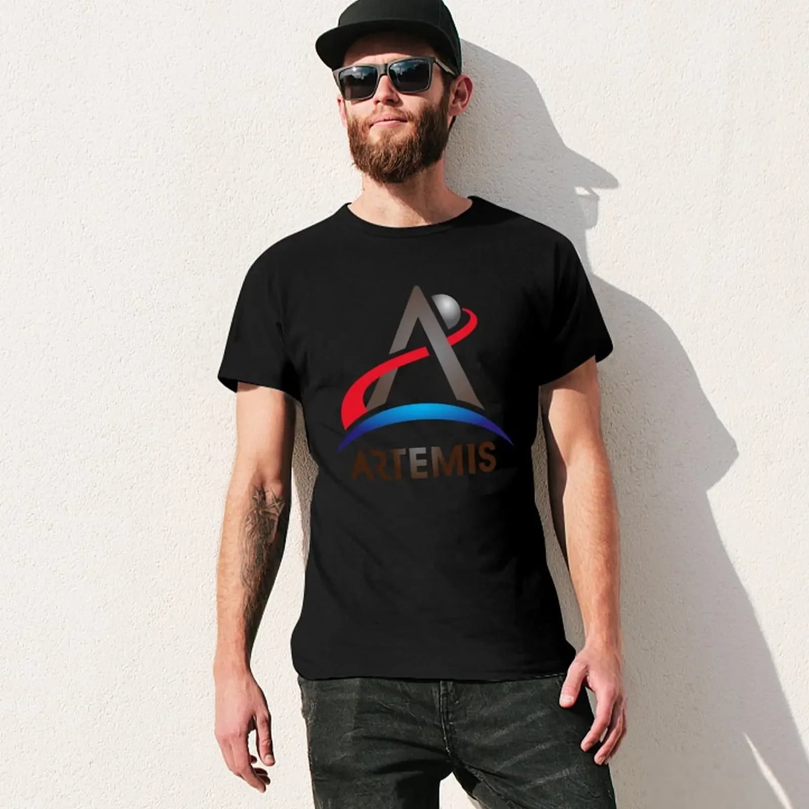 T-shirt motif anime Artemis pour homme, vêtement sublime à la mode, programme