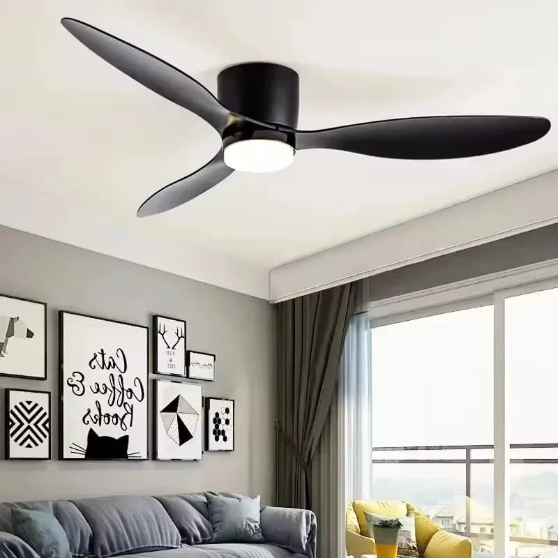 42 52 pouces ventilateurs de plafond avec lumières Led 3 couleurs 6 vitesses ventilateurs de moteur 