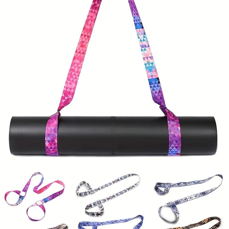 Sangle de tapis de Yoga réglable, sangle d'épaule, sangle extensible de sport, sangle de rangement p