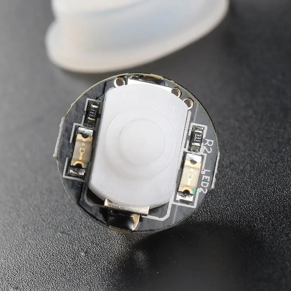 Interrupteur d'éclairage 16mm pour Convoy S2 + S2 S3 S8 S15 C8 C8 + S21A, bouton en caoutchouc pour 