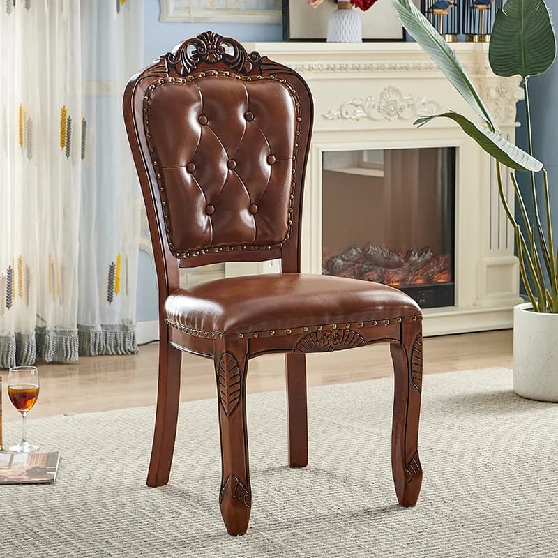 Chaises de salle à manger rustiques à la mode, coussins, jambes hautes, modernes, cuisine de jeu, Se