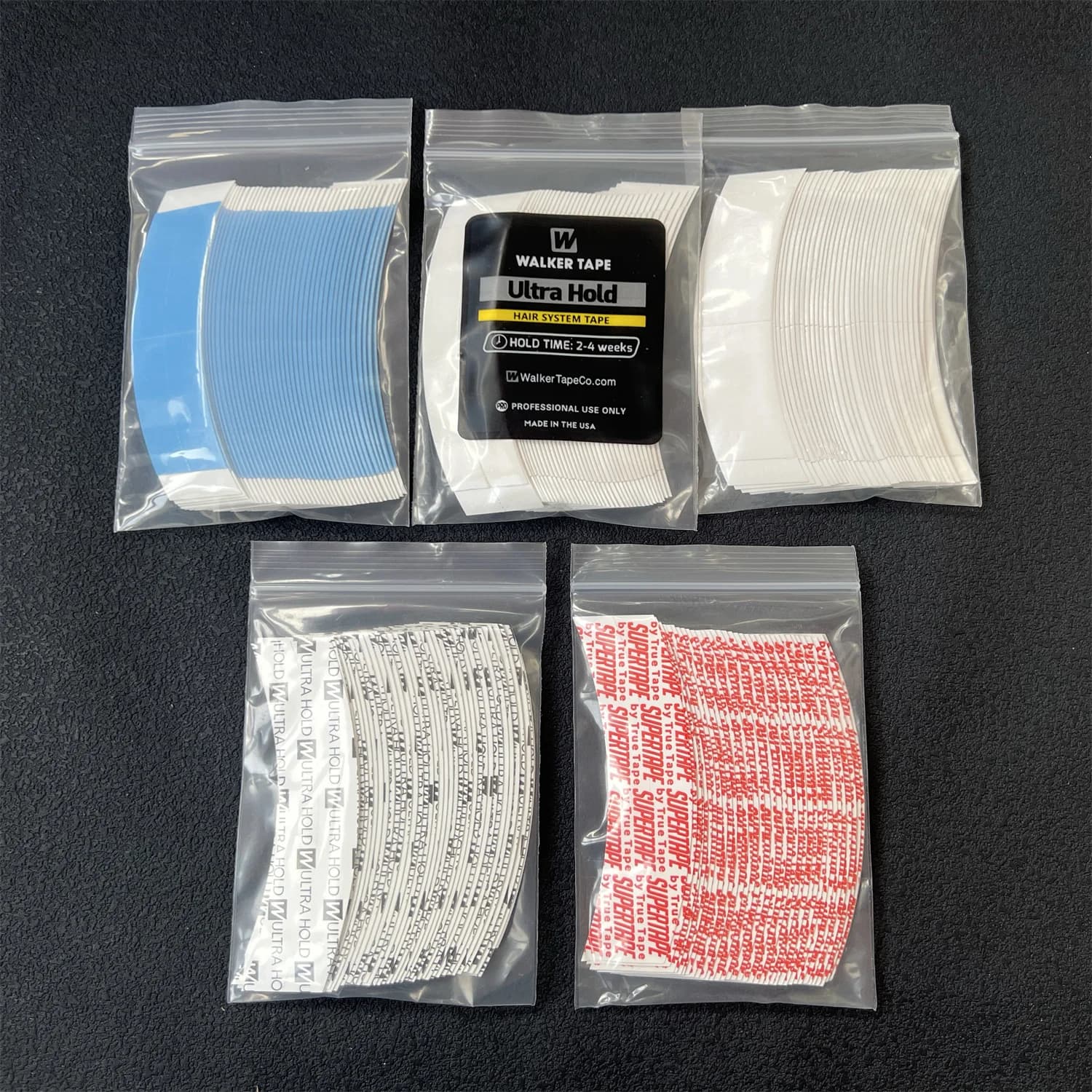 Ruban adhésif Walker Ultra Hold pour système capillaire incurvé, 36 pièces, bandes super adhésives p