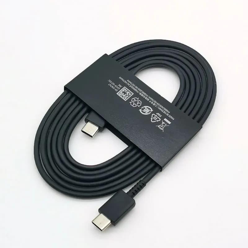 Samsung-Chargeur super rapide 45W, adaptateur pour Galaxy S25, S24, S20, S21, S22, S23, Note 20 Ultr