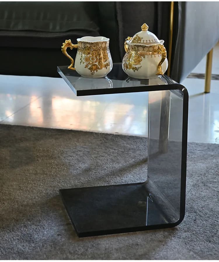 INS acrylique Mini tabouret maison salon canapé Table d'appoint balcon Table basse porte chaussure t