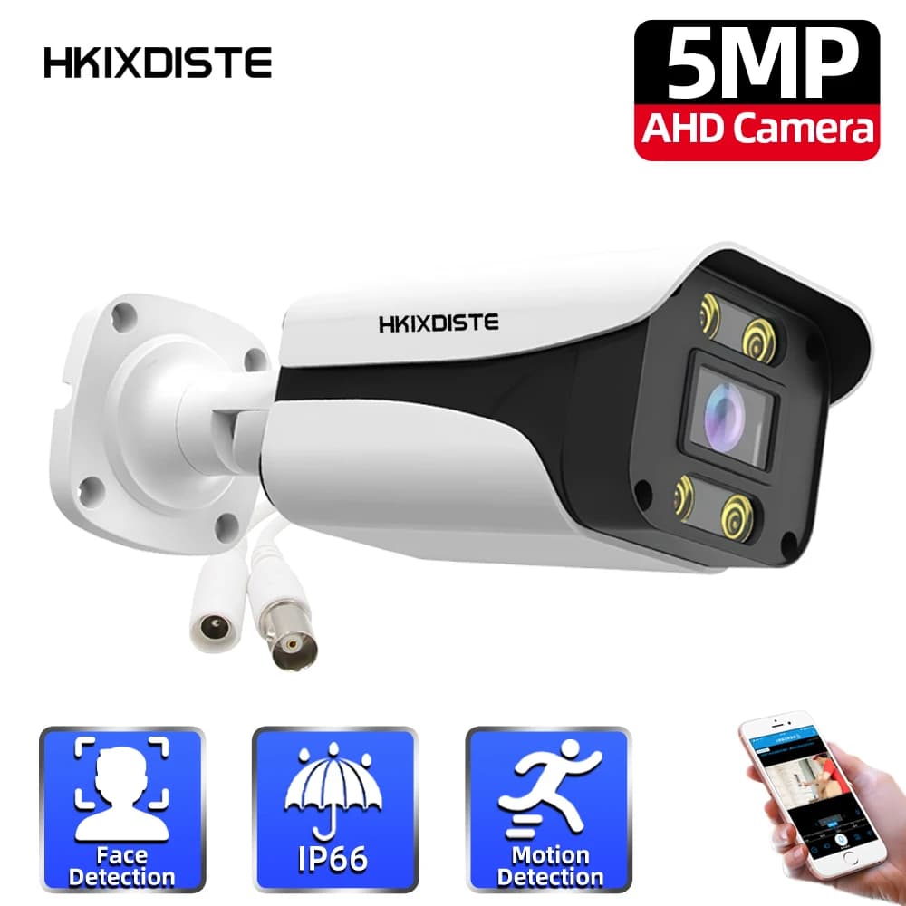 Caméra de vidéosurveillance HD analogique 4K, caméra de sécurité CCTV AHD, caméra de surveillance ex