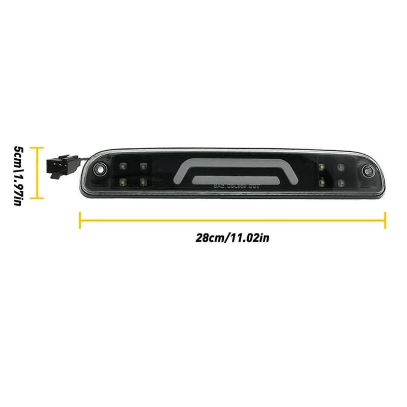 LED rouge fumée voiture 3ème troisième feu stop pour Ford Ranger 1993-2011 Ford F-250 F-350 1999-201