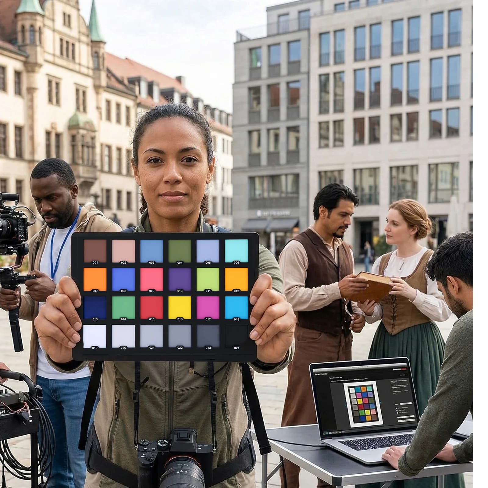 Carte de Correction des Couleurs pour Appareil Photo 5,7" x 4,1" – Nuancier d'Étalonnage pour la Pho