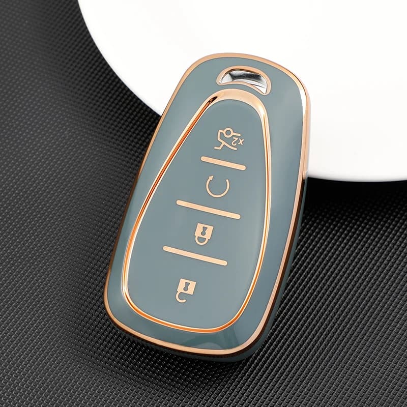 Porte-clés de voiture en TPU pour Chevrolet Chevy Malibu, Camaro Cruze Traverse, sonique, boulon à V