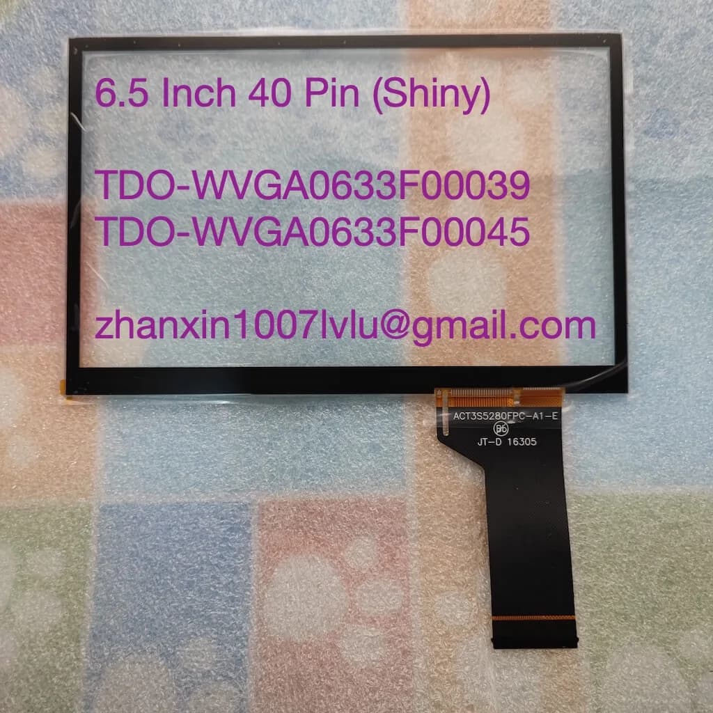 Nouvel écran tactile TDO-WVGA0633F00039 WVIncome 0633F00045 A2C15166500 pour VW MIB 2 200 680 682 ST