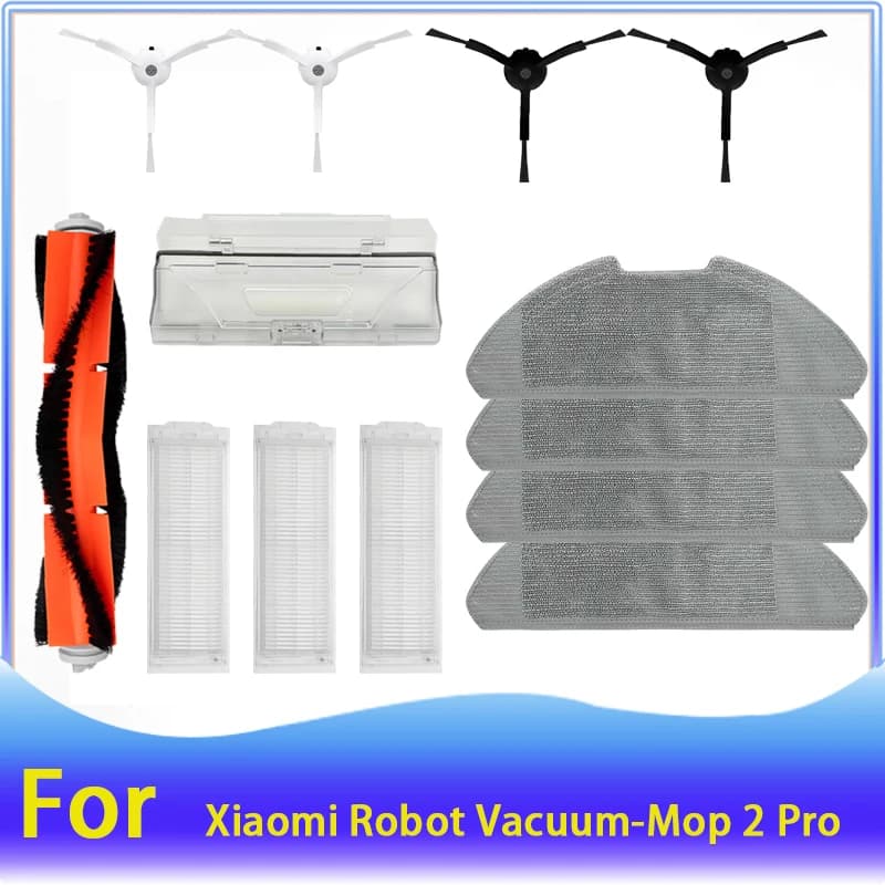 Accessoires d'aspirateur pour Xiaomi Mi Robot, Mop 2 Pro, Lite, MJST1SHW, MJSTL, filtre, vadrouille,