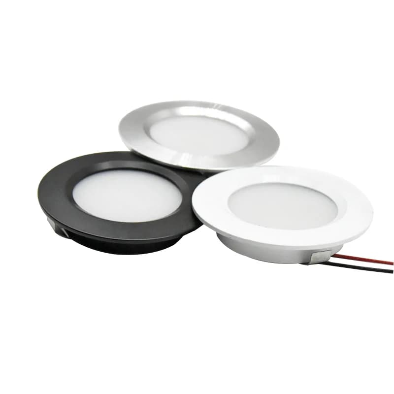 Dimmable 3W 5W 12V 24V LED projecteur Ultra-mince 14mm 2 pouces encastré plafonnier D55mm maison hôt
