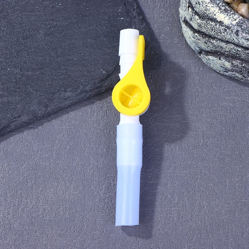 Vanne de cathéter à débit confortable 1/2/5 pièces – Robinet à levier bidirectionnel – Vanne à tube 
