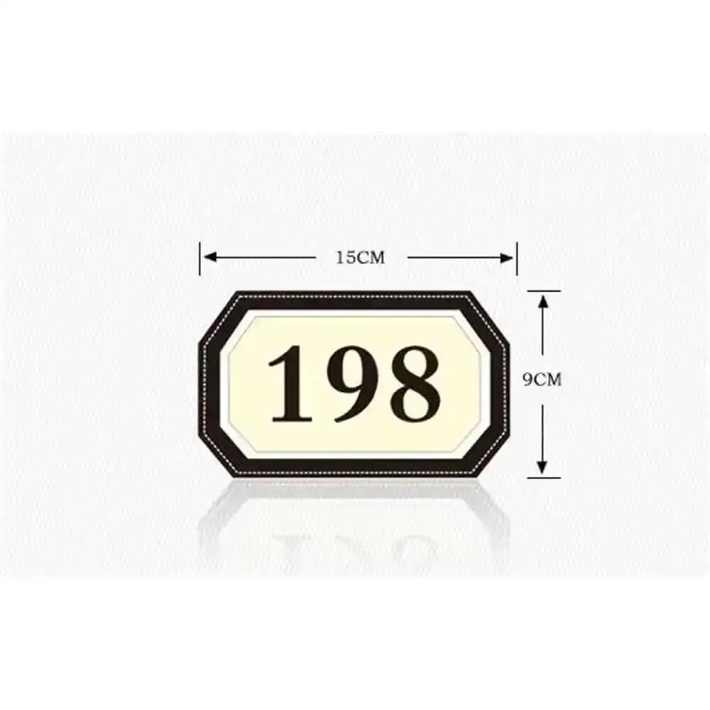 Plaques de porte personnalisées en acrylique, enseignes de maison, lettres et chiffres sur mesure