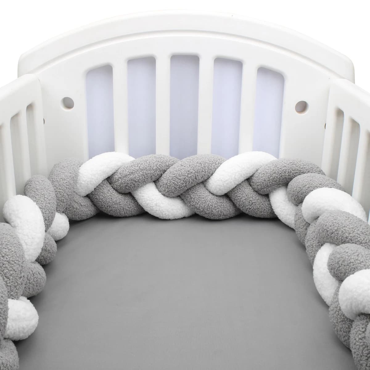 1-4M bébé lit pare-chocs infantile berceau oreiller coussin tresse berceau pare-chocs protecteur cha