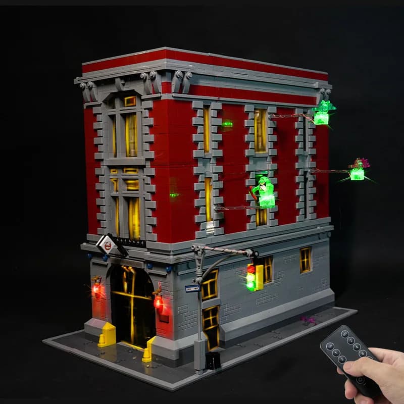 Ensemble d'éclairage LED pour blocs de construction, quartier général de la caserne de pompiers Ghos