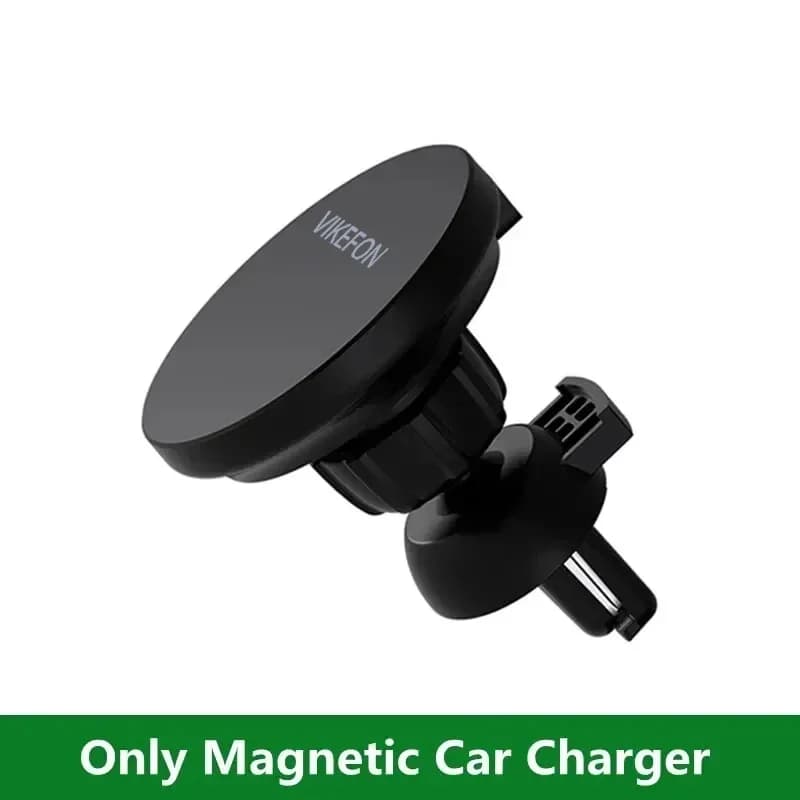 VIKEFON – chargeur magnétique sans fil pour voiture, pour iPhone 12 13 14 15 pro max, support de tél