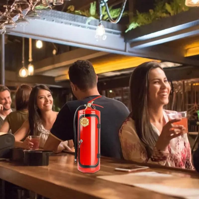 Armoire à vin en forme d'extincteur, mini bar pour les amateurs de whisky, décoration de bureau, nou