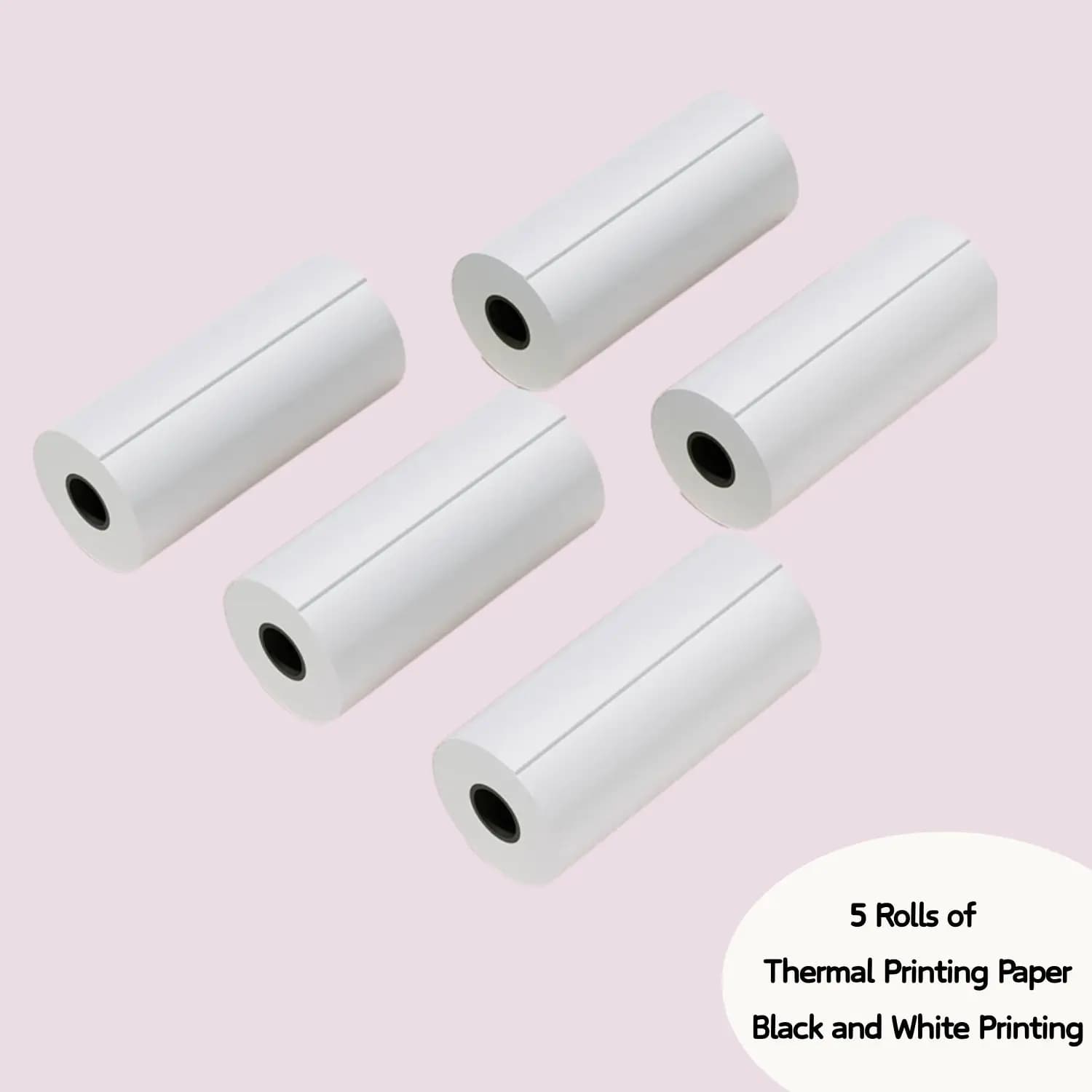 Papier d'impression pour enfants, appareil photo d'impression thermique noir et blanc, impression Ph