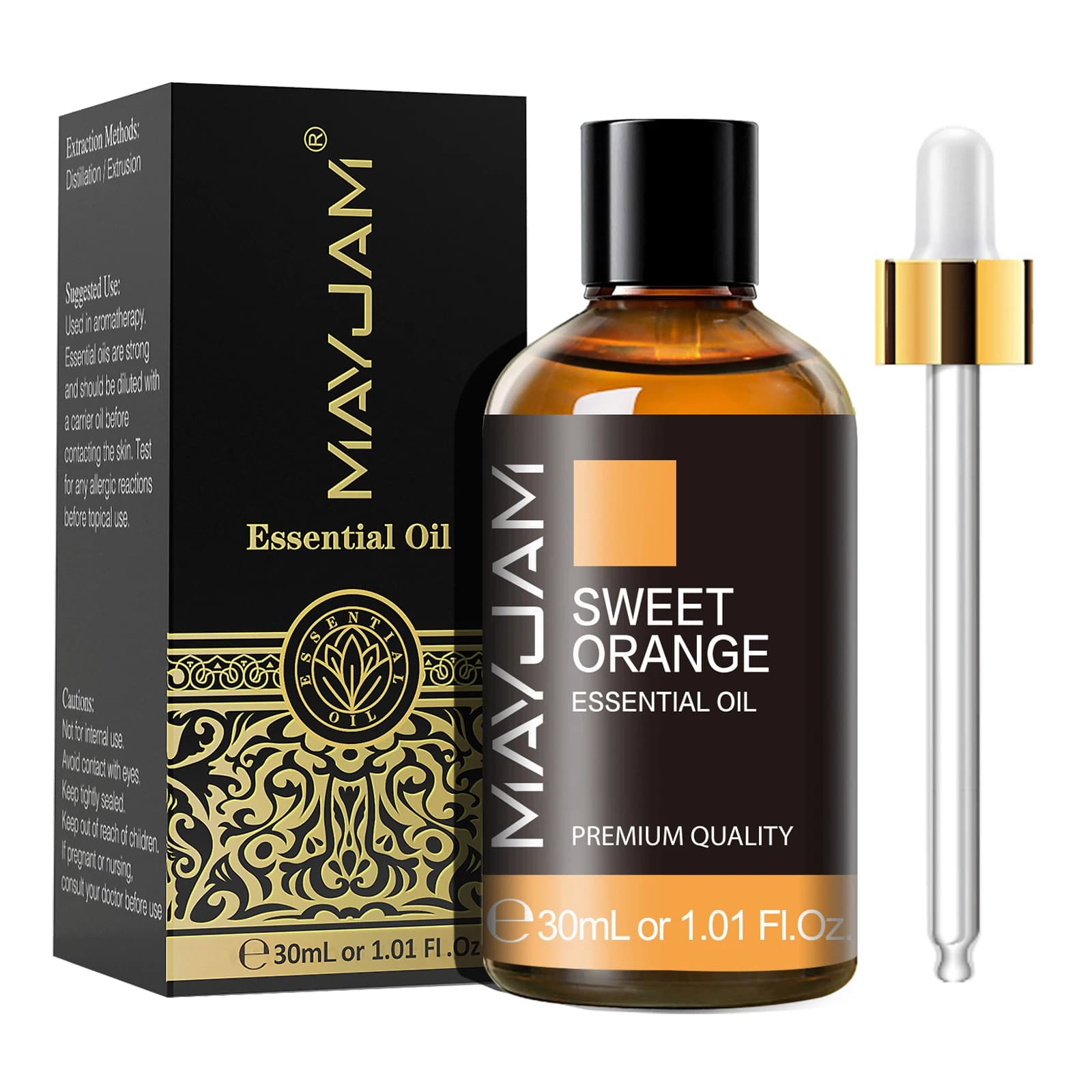MAYJAM 30ML avec compte-gouttes huiles essentielles Oregano citron Eucalyptus menthe verte Neroli He
