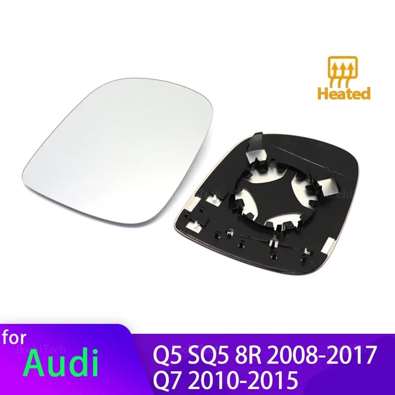 Plaque de rétroviseur en verre chauffant côté porte gauche droite, pour Audi Q5 SQ5 8R 2.0 3.0 3.2 T