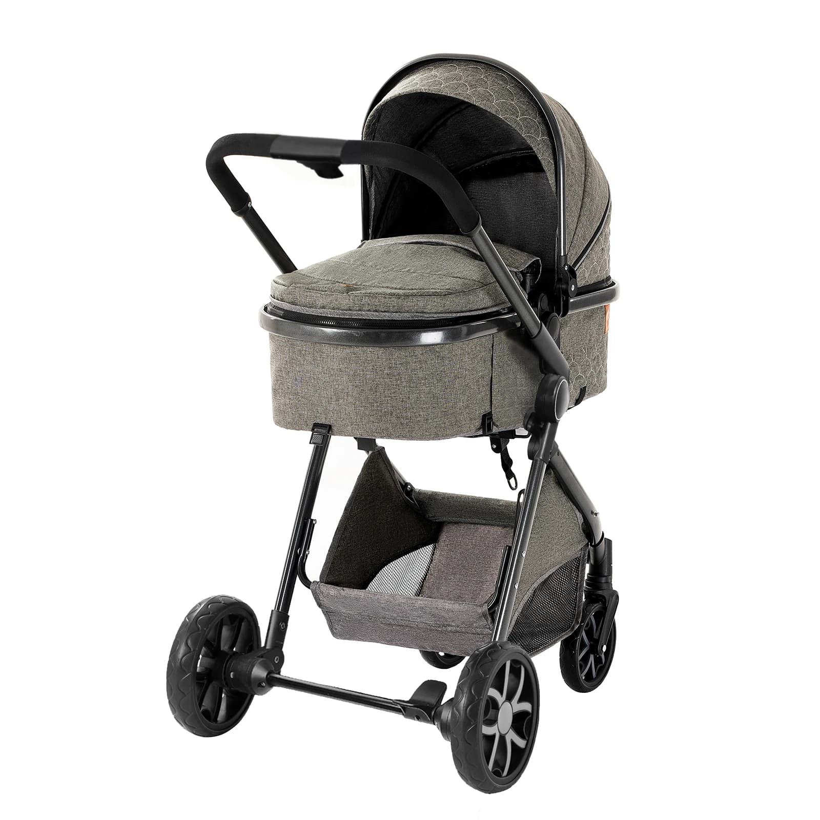 Poussette bébé 3 en 1, landau léger, poussette Portable pour nouveau-né, siège auto avec couffin