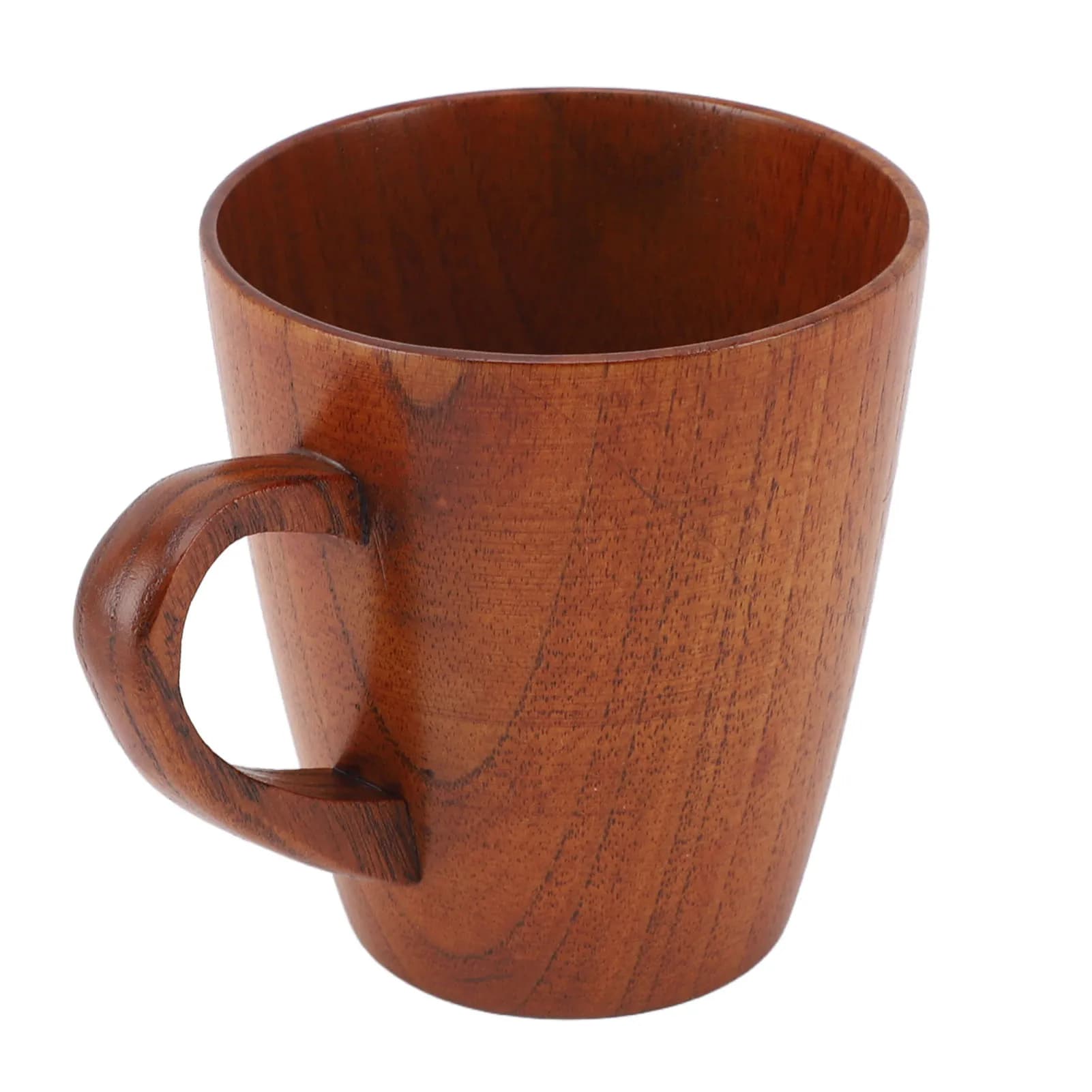Tasse à café avec poignée, petite tasse en bois, tasse à boire du thé, voyage en plein air, maison, 