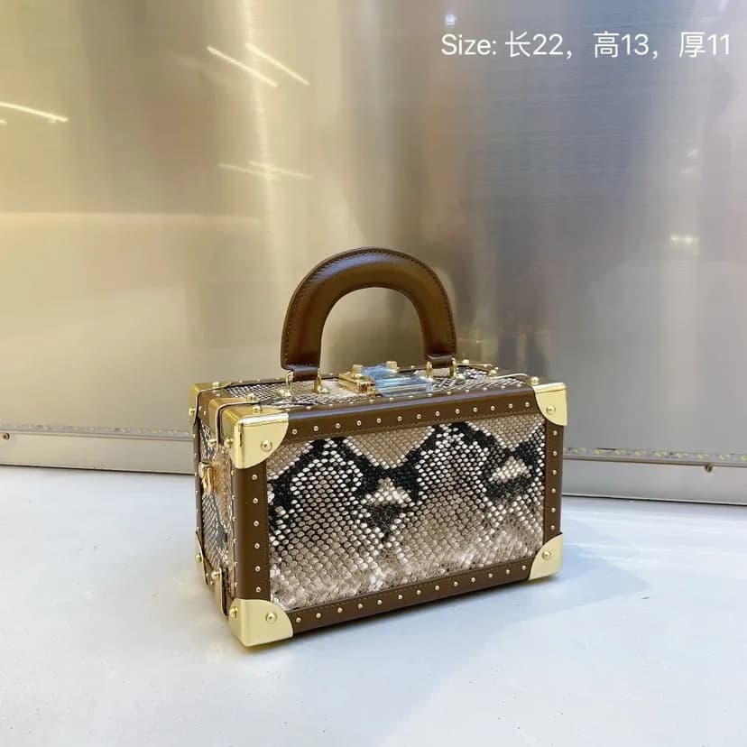PU Leather Stone Pattern Box Purses and Handbags Totes Crossbody Bag Female Design Fashion Women Par