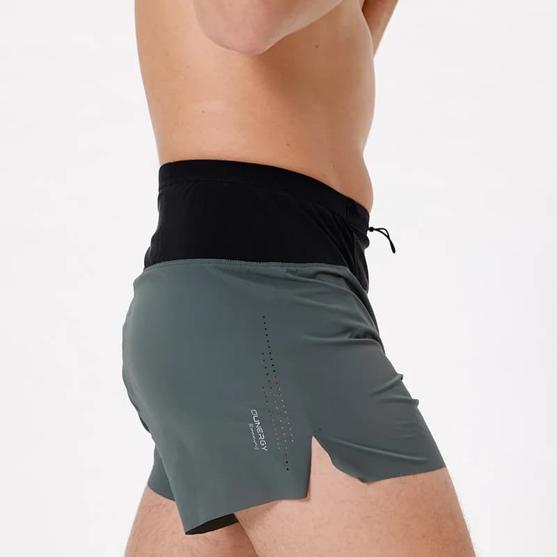 AONIJIE-Short de sport respirant à séchage rapide pour hommes, troncs athlétiques pour hommes, cours